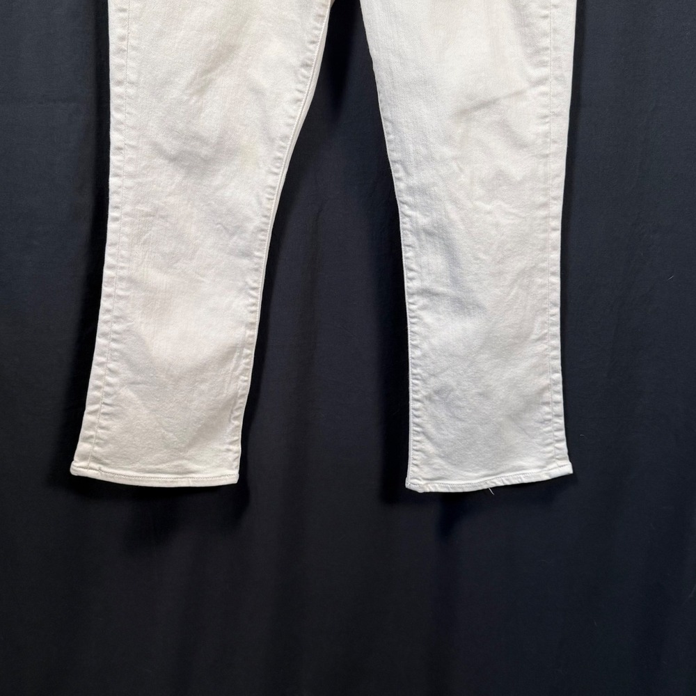 Veronica Beard Carly Kick Flare High Rise Jeans White Ivory Size 30 - Picture 2 of 11